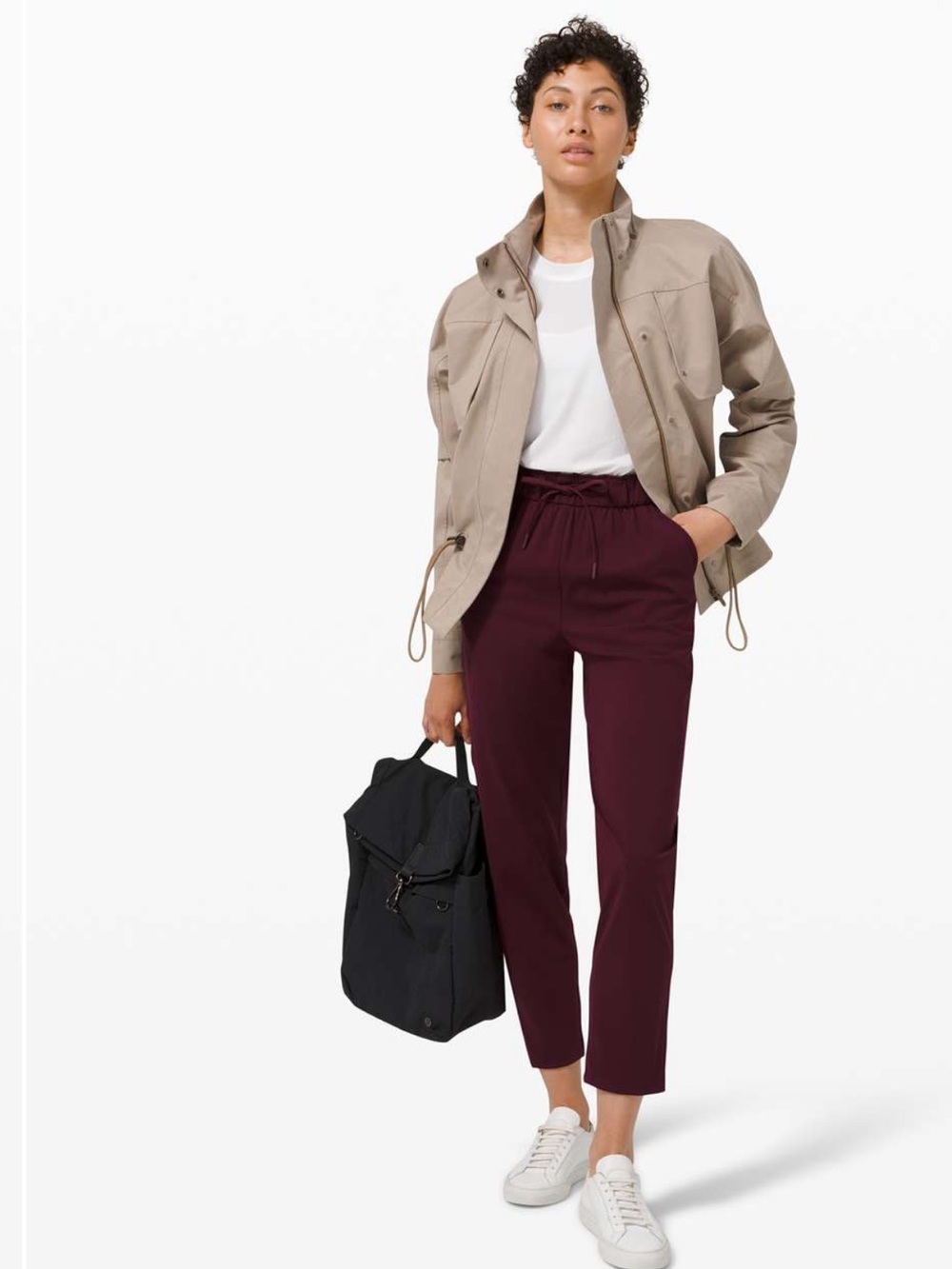 Lululemon Keep Moving Pants- Burgundy- Size 6
